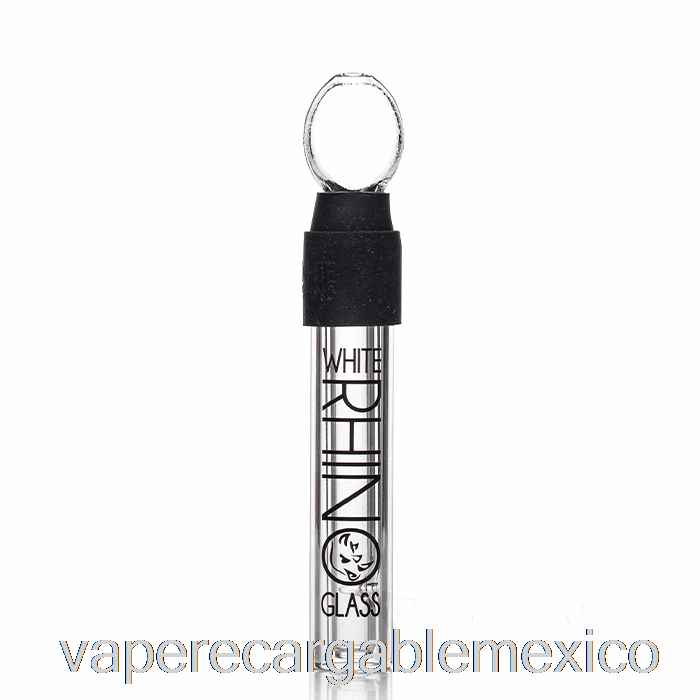 Vape Recargable Cristal De Rinoceronte Blanco Deslizador Romo Transparente